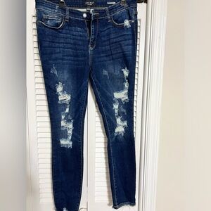 Judy Blue stretch skinny leg, blue jeans. Size 15/32